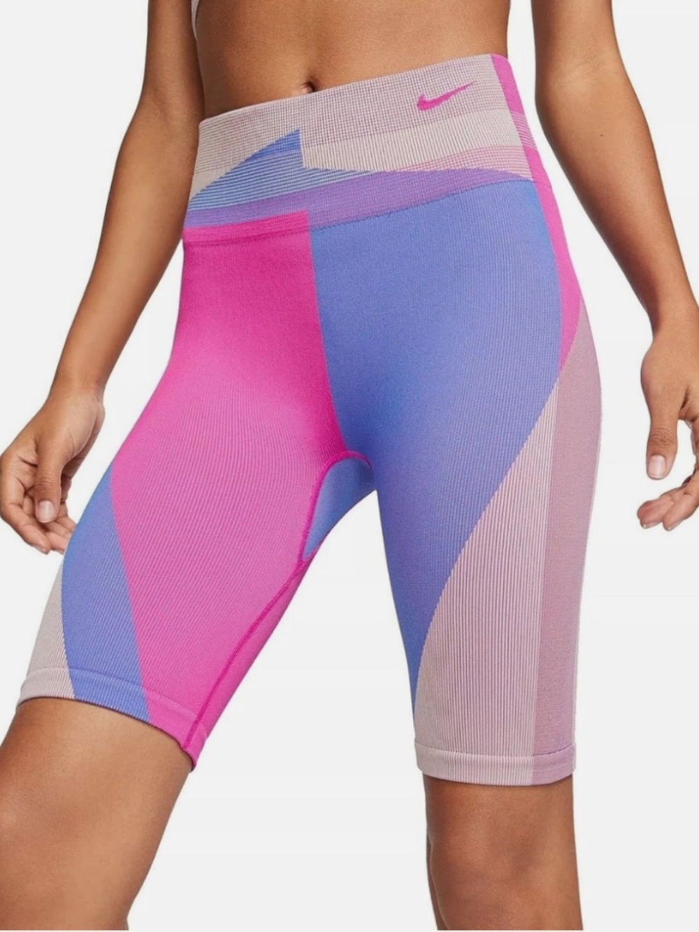 Nike Icon Clash Shorts Women's XL Sculpt Seamless 8" Biking Training Running